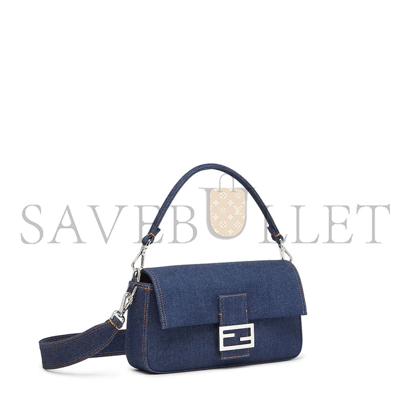 F**di baguette blue denim bag 8br600al9wf0kr1 (27*15*6cm)